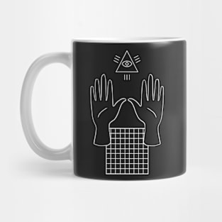 Occult Illuminati Aesthetic Vaporwave Mug